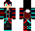 split-colors fox boy