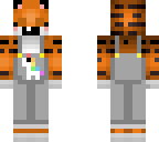 tiger in overalls