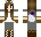 wolf girl white ears