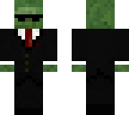 zombie with suit and glasses