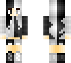 black and white