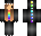 black rainbow dino