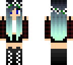 blue girl emo