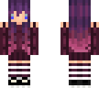 chibi purple pink scene