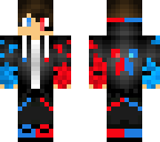 cool blue and red