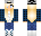 cool girl blue