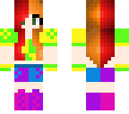 evies rainbow superhero skin