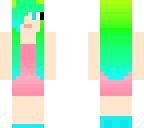 neon green hair