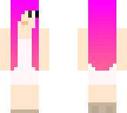 neon pink hair