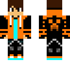 orange hoddie