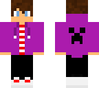 purple gamer boy
