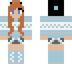 winter cat girl