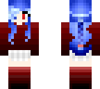 blue-haired beauty