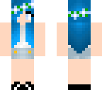blue haired girl