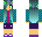 checkered girl