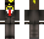 golden cow in a suit