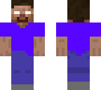 indigo shirted herobrine