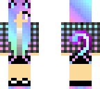 neon cat girl