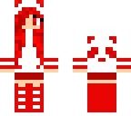panda girl -red-