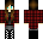 red flannel girl