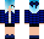blue girl