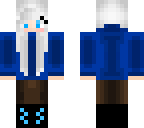 blue hoodie