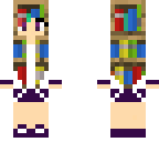 book haired girl