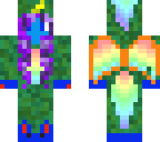 camouflage blue winged unicorn 