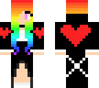 cool rainbow girl