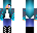 cute blue girl