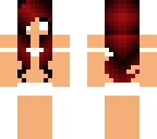 red head bathing suit