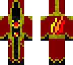 red hooded figure
