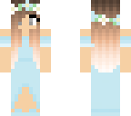 baby blue prom dress