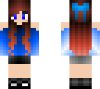 blue girl