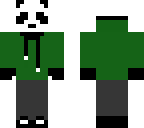 dark green panda