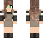 pinafore girl brown hair