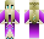 purple gown
