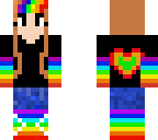 rainbow girl