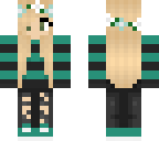 black-teal stripe