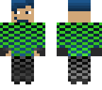 blue and green