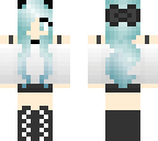 blue cat girl