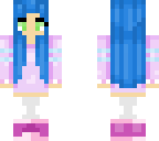 blue haired girl