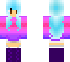 blue winter outfit