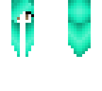 cyan hair template for girls
