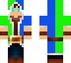 green and blue wizard