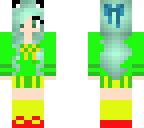 green school girl