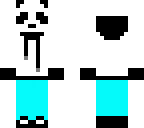 light blue panda