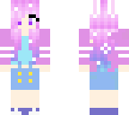 pastel bunny girl