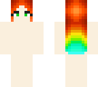 rainbow haired skin base