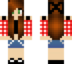random plaid girl